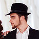 Men's classic Fedora hat. Color black. Hats1. Exclusive HATS. LANA ANISIMOVA.. My Livemaster. Фото №5