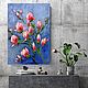 PAINTINGS WITH FLOWERS OIL PAINTING ON CANVAS. Pictures. orlovaalla. My Livemaster. Фото №6