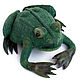 Frog, soft toy, made of felt, for interior. Figurine. izergil. My Livemaster. Фото №4