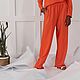 Костюм трикотажный футер ORANGE. Костюмы. SILVASHI STORE. Интернет-магазин Ярмарка Мастеров.  Фото №2