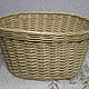 Wicker oval basket out of vines with cover. Basket. Elena Shitova - basket weaving. My Livemaster. Фото №4