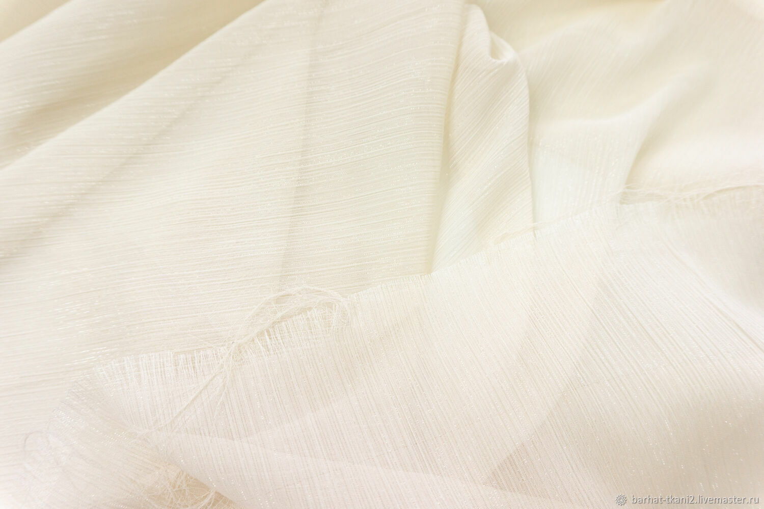 Шифон молочный с люрексом Desigual – купить на Ярмарке Мастеров ...