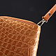 Клатч из кожи крокодила на двух молниях IMA0002UK45. Кошельки. CrocShop товары из экзотической кожи. Ярмарка Мастеров.  Фото №6