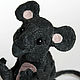 Soft toy, mouse spark, felt toy, small toy. Christmas gifts. izergil. My Livemaster. Фото №6