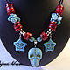Necklace with turquoise 'Jolly Roger', Necklace, Irkutsk,  Фото №1