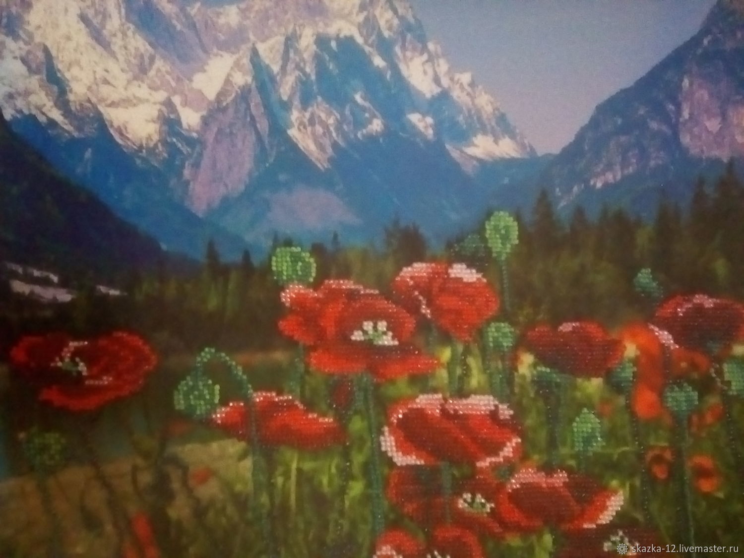 Горы маки картина