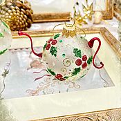 Сувениры и подарки handmade. Livemaster - original item Christmas decorations: Teapot with berries. Handmade.
