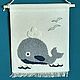 Панно для детской комнаты Серый Кит. Элементы интерьера. Гуськина мать. Ярмарка Мастеров.  Фото №4