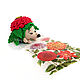 Handmade toys. Dahlia! Collection ' Flower hedgehogs!'. Stuffed Toys. Cross stitch and beads!. My Livemaster. Фото №5