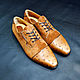 Men's shoes, made of genuine ostrich leather and natural suede, Shoes, St. Petersburg,  Фото №1