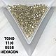 Бисер TOHO 0558 (серебро) HEXAGON 11/0 Япония , 5г, Бисер, Москва,  Фото №1