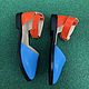 Cosmo sandals light blue / orange two removable belts, Sandals, Moscow,  Фото №1