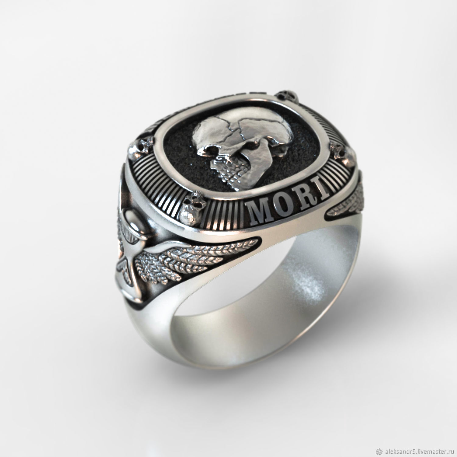 Signet ring:Memento Mori Ring, Signet Ring, Tolyatti,  Фото №1