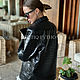 Женская куртка из кожи крокодила косуха черного цвета. Куртки. Exotiq Python - Мир Экзотики. Ярмарка Мастеров.  Фото №5