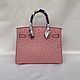 Classic genuine ostrich leather bag, pink color!. Classic Bag. SHOES&BAGS. Online shopping on My Livemaster.  Фото №2