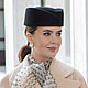 Hat-forage cap Elegance. Color black. Hats1. Exclusive HATS. LANA ANISIMOVA.. Online shopping on My Livemaster.  Фото №2