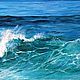 Order Oil painting Emerald sea 70h90 cm. Ivlieva Irina Art. Livemaster. . Pictures Фото №3