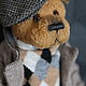 Джентльмен Пес. Тедди Зверята. Teddy&Blythe by N.Mishina. Ярмарка Мастеров.  Фото №4