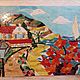 Дом у моря. Панно. Stainedglassday (STAINEDGLASSDAY). Ярмарка Мастеров.  Фото №6