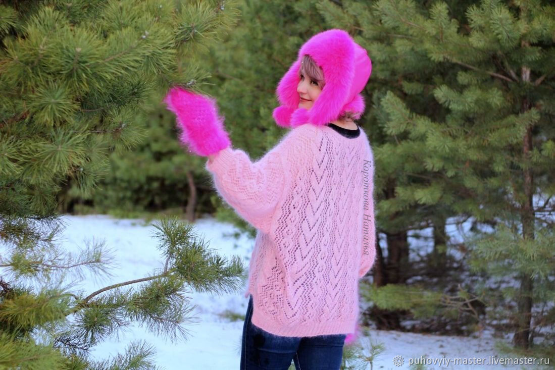 Свитер - балахон , пушистый оверсайз " Рашен Girl " в интернет-магазине ...
