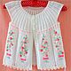 Sleeveless jacket for girls 86-104 hand-knitted with embroidery. Childrens vest. Svetlana Timofeeva (svetlana-timoff). Online shopping on My Livemaster.  Фото №2