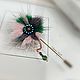 Brooch-needle made of mink fur and stones 'Fairy flower'. Stick pin. Ekaterina Rud ( stylish stones ). My Livemaster. Фото №4