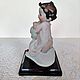 Statuette 'Baby with a duck' G. Armani 1987. Vintage statuettes. Lesica. My Livemaster. Фото №4