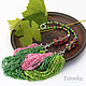 Necklace 'Pink Moscato'. Necklace. Sparkling Cascades by Tanya Sh.. Online shopping on My Livemaster.  Фото №2