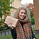 clutches: Women's Leather Beige Clutch Bag Mod. C74-652. Clutches. Natalia Kalinovskaya. My Livemaster. Фото №4
