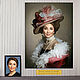 The portrait in the image. Gifts for women on birthday. Painting from the photo, Fine art photographs, Moscow,  Фото №1