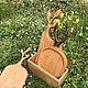 Juego de tablas de cortar-servir con soporte. Cutting Boards. Компания Wood Makers. Ярмарка Мастеров.  Фото №4