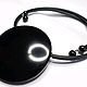 Jet choker necklace ' Black hole'. Chokers. Gagatshop. Online shopping on My Livemaster.  Фото №2