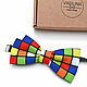 Rubik's Cube Bow Tie. Butterflies. VasilinaBowtie. Online shopping on My Livemaster.  Фото №2