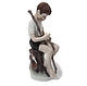 Винтаж: Фарфоровая фигура "Юный рыбак".  Lyngby Porcelain. Предметы интерьера винтажные. Денис. Ярмарка Мастеров.  Фото №4