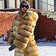 Fur coat Siberian Fox with a hood.Cross. Without inserts. Fur Coats. Zimma. Online shopping on My Livemaster.  Фото №2