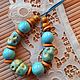 НЕЖНО ГОЛУБЫЕ бусы. Бусы. Jewelry JY. Ярмарка Мастеров.  Фото №5