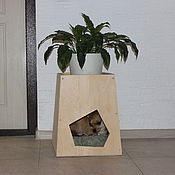Зоотовары handmade. Livemaster - original item Booth house pet cedar mini garden Dream Dinghy. Handmade.