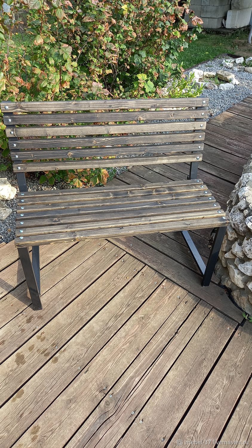 Скамейки для сада: Скамья для двоих в интернет-магазине Ярмарка ...