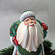 Papá Noel grande con bolsa de Esmeralda. Ded Moroz and Snegurochka. Vladimir&Alina (reznoezakharov). Ярмарка Мастеров.  Фото №6