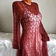 Evening dress' Anastasia ' mohair, handmade. Dresses. hand knitting from Galina Akhmedova. Online shopping on My Livemaster.  Фото №2