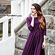Заказать Платье миди из фактурного трикотажа. ЧЕРЕШНЯ fashion платья. Ярмарка Мастеров. . Платья Фото №3