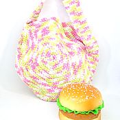 Сумки и аксессуары handmade. Livemaster - original item Shoulder bag: thick, made of cotton. Handmade.