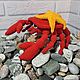 Краб с морской звездой. Мягкие игрушки. ирина. Ярмарка Мастеров.  Фото №5