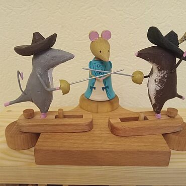 Куклы и игрушки ручной работы. Ярмарка Мастеров - ручная работа Мышкетеры. Handmade.