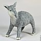Grey Felted Tapir, Felted Toy, Heidelberg,  Фото №1