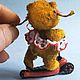 Мини-мишка, связано крючком. Мишки Тедди. Toysledi. Ярмарка Мастеров.  Фото №9