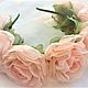 Bezel - wreath 'Rosa 'Gloire de Dijon''. Headband. cbzybt. My Livemaster. Фото №4