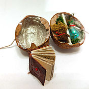 Украшения handmade. Livemaster - original item Walnut pendant: Magic book. Handmade.
