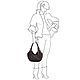 Сумочка Amelia коричневая кожа и велюр. Классическая сумка. Кожаные сумки ALSWA. Интернет-магазин Ярмарка Мастеров.  Фото №2