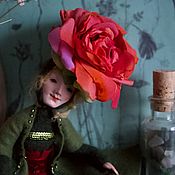 Flower farie doll, handmade doll